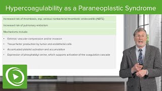 Hypercoagulability as a Paraneoplastic Syndrome [upl. by Giuliana]