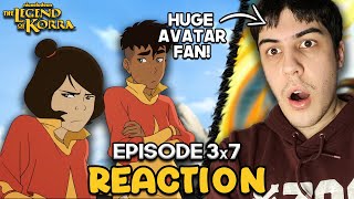 Jinora MVP  The Legend of Korra  Episode 3x7 Reaction [upl. by Ycinuq]