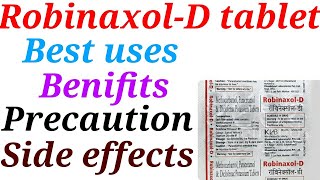 Robinaxol d tablet best uses benifits precaution and side effects in hindi [upl. by Hamnet]