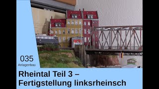 Anlagenbau 035  Fertigstellung des linksrheinischen Anschlusses zum BW und Hauptbahnhof [upl. by Enylodnewg151]