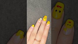 Easy nail designs for beginners 💅nails shorts shortvideo youtubeshorts trendingshorts easy [upl. by Avonasac]