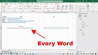 How To Insert Multiple Hyperlinks Into The Same Cell In Excel [upl. by Prichard]