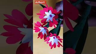 3D Beautiful Paper Flower Making Easy Home Decor Crafts Crafts With PaperPaper Craft DIY [upl. by Manuela]