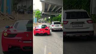 FERRARI 458 Italia Chasing In India🇮🇳 shorts ytshorts viralshorts trendingshorts youtubeshorts [upl. by Hsital290]