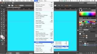 Adobe Illustrator CC Tutorial  Object Control With Grids And Guides [upl. by Hctud]