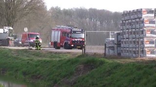 Grote Brand bij Steenfabriek nabij Neer [upl. by Babby]