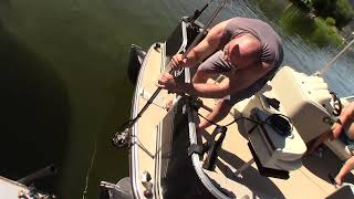 Pontoon Boat Livesonar Pole Mount [upl. by Linden]