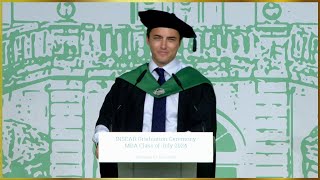 MBA24J Graduation  Class Speaker Address  Theo Wasserberg [upl. by Nesilla]