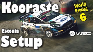 EA Sports WRCWRC 1721 Rally Estonia Kooraste SetupWorld Ranking 6Ford Fiesta WRC [upl. by Ailaro]