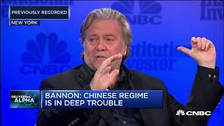 Bannon Were at an economic war with China  Squawk Box Europe [upl. by Fai]