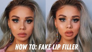 The Truth About My Lips HOW TO FAKE LIP FILLER [upl. by Neerac]