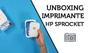 UnboxingDéballage  Imprimante Photo HP Sprocket [upl. by Dahsra817]