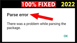 Parse error problem fix 100 solve  There was a problem parsing the package  Parse Error 2022 [upl. by Aniuqal]