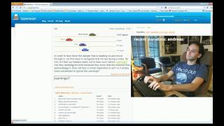 Typeracer 162 WPM with handcam [upl. by Rausch342]