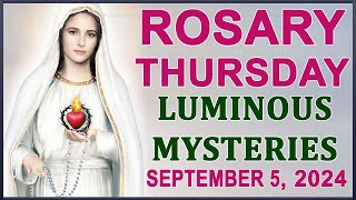 The Rosary Today I Thursday I September 5 2024 I The Holy Rosary I Luminous Mysteries [upl. by Cargian]