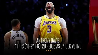 Anthony Davis 41 pts 20 reb 5 ast 4 blk 1624 FG 2023 InSeason Tournament Championship Game [upl. by Eadnus]