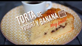 Torta de Yogurt y Banana muy fácil de preparar  Budín de Yogurt [upl. by Aun]