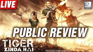 Tiger Zinda Hai Public Review LIVE  LehrenTV [upl. by Ellened564]