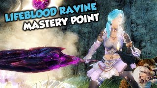 GW2 Lifeblood Ravine Mastery Point  Desert Highlands Insight Lifeblood Falls Grub Ledge [upl. by Chae]