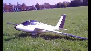 rc FOX powered GLIDER  3 metre wing span [upl. by Easter]