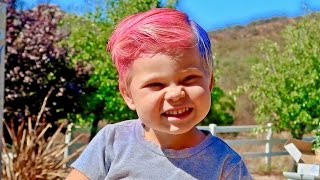 TODDLER DYES HIS HAIR [upl. by Kumar178]