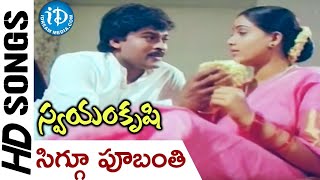 Swayamkrushi Songs  Siggu Poobanti Video Song  Chiranjeevi  Vijayashanti  K Viswanath  iDream [upl. by Ylehsa622]