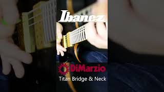 Metalcore Riffs on Ibanez JBM20 with Dimarzio Titan Pickups [upl. by Zorina]