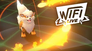 Pokemon Lets Go Pikachu amp Eevee WiFi Battle Arcanines Blitz 1080p [upl. by Enelad]