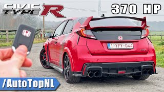 370HP Honda Civic Type R FK2 REVIEW on AUTOBAHN NO SPEED LIMIT by AutoTopNL [upl. by Herra]