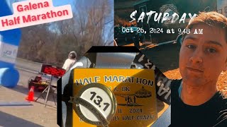 Galena Half Marathon Vlog  Shattering My Goal with a 12822 644mi Finish 🏃‍♂️🔥 [upl. by Nayk]