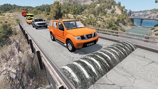 Cars vs Massive Speed Bumps 124  BeamNGdrive  BeamNGCars TV [upl. by Dorin]