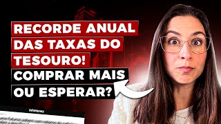 RECORDE anual de taxas do Tesouro Direto É hora de comprar ou de esperar subir ainda mais [upl. by Htebi662]