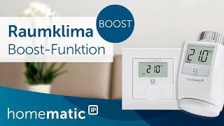 Boost Funktion  einfach erklärt  Homematic IP [upl. by Columba]