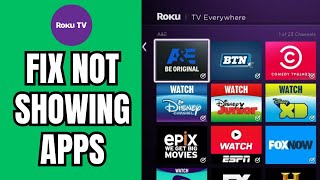 How To Fix Roku Tv Not Showing Apps [upl. by Salvay483]