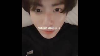 His busan accent 🔥🤌jungkook bts ftype [upl. by Crocker470]