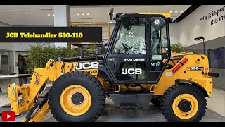 JCB Telehandler 530110 ₹4245L  RealLife Review  pascoearthmovers9198 jcb cranes [upl. by Sirtimed]