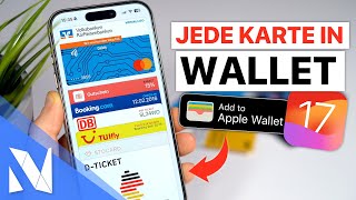 JEDE Karte Tickets DTicket Krankenkasse  in Apple Wallet legen 2024  NilsHendrik Welk [upl. by Varney]