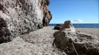 Playa Burriana Burriana Beach Nerja [upl. by Seuqcaj]