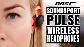 Wireless Bluetooth SoundSport Pulse Headphones by BOSE Review  The Gadget Show [upl. by Alit]