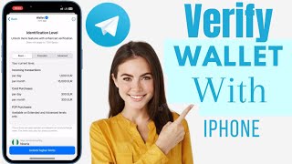 How To Verify Telegram Wallet In iPhone  Verify Telegram Wallet On iPhone [upl. by Dibru]