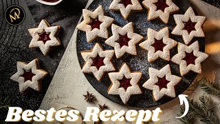 Das beste Spitzbuben Rezept  Plätzchen in Perfektion  Weihnachtskekse selber backen ✨ [upl. by Jackelyn643]