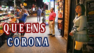 Queens Corona walking on Roosevelt Avenue [upl. by Latsryc]