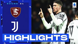 SalernitanaJuventus 03  Vlahovic hits brace in routine win Goals amp Highlights  Serie A 202223 [upl. by Rheinlander]