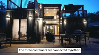 Shipping Container HouseContainer villa is a movable type of residence with great flexibility [upl. by Iahk596]