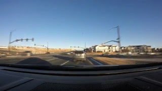 Denver Castle Rock Colorado Springs drive time lapse [upl. by Nilyak]