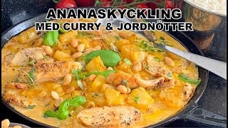 Ananaskyckling recept kycklinggryta mat [upl. by Markus243]