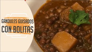 Gandules Guisados con Bolitas de Guineo [upl. by Nali]