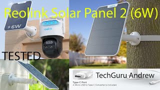 Reolink Solar Panel 2 6W [upl. by Nicks91]