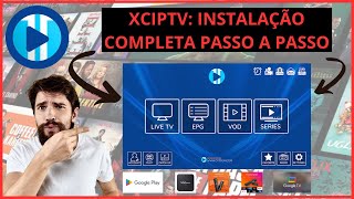 🔴 XCIPTV O Aplicativo de Streaming que você precisa conhecer instalação no Tv Box MXQ PRO 4K [upl. by Anicul]