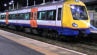 LONDON OVERGROUND 172S AT UPPER HOLLOWAY 031212 [upl. by Tarton]